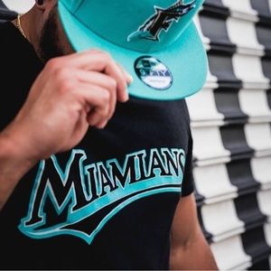 Mens Slim Shirt | Miami Graphic Tee | Miami Marlins | Miami T Shirt